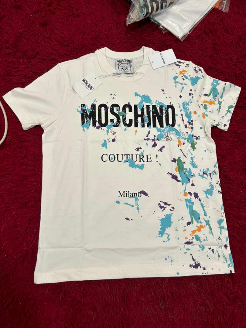 Moschino Logo T Shirt Black